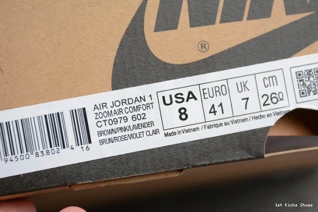1st Kicks CMFT 1 Zoom (W) Air Rust Canyon CT0979-602 High Jordan 0811